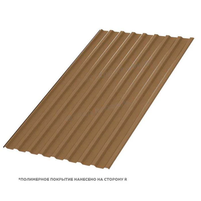 Профлист Металл Профиль МП20 0.5 PURMAN® Argillite, Медный металлик R