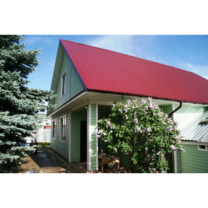 Профлист Grand Line C20A 0.5 Satin RAL 3005 Красное вино фото 8