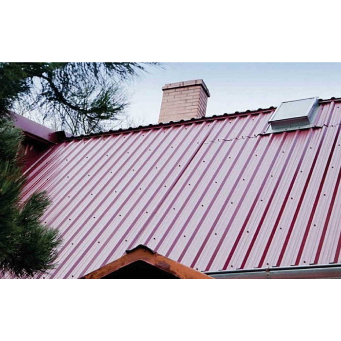 Профлист Grand Line C20A 0.5 Satin RAL 3005 Красное вино фото 6