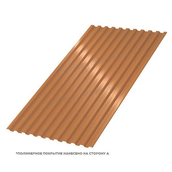 Профлист Металл Профиль C21 0.5 AGNETA® двусторонний Copper/Copper, Медный/Медный B