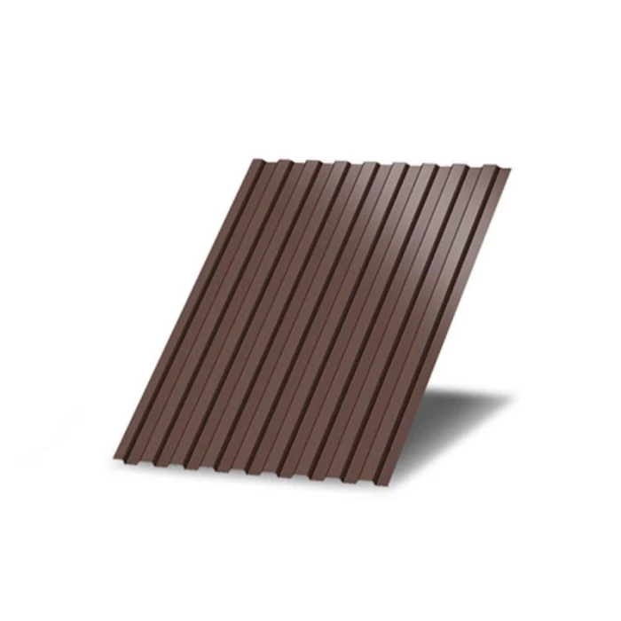 Профнастил Профметалл-24 C8 0.31 Полимерный RAL 8017 Шоколадно-коричневый